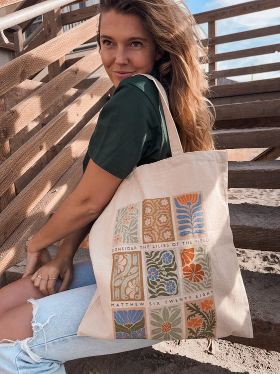 Consider the Lilies Tote Bag