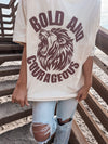 You are Bold & Courageous Unisex Oversized Boxy Tee