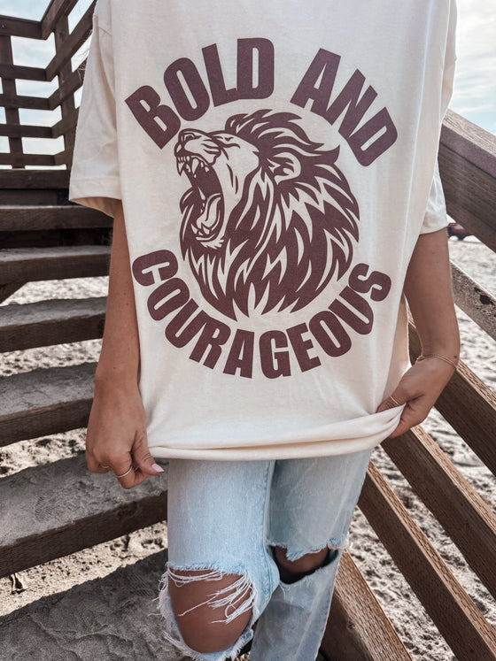 You are Bold & Courageous Unisex Oversized Boxy Tee